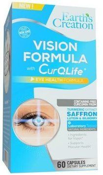 Earth's Creation CurQLife Vision Formula 60 капсул 968887 фото