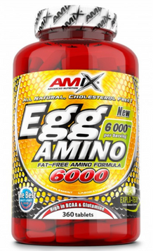 Амінокислота для спорту Amix EGG Amino 6000 360 tab / 60 servings 1027886 фото