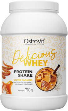 Протеїн OstroVit Delicious WHEY 700 g / 23 serving / salted caramel 1022037 фото