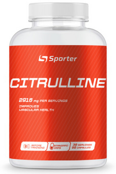 Амінокислота для спорту Sporter Citrulline 90 caps / 30 servings 1030938 фото