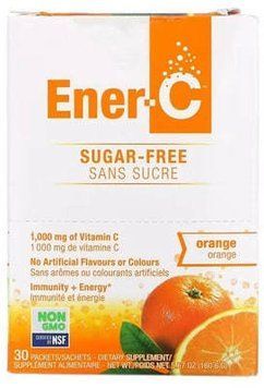 Ener-C Multivitamin Drink Mix Vitamin C Підвищення імунітету з вітаміном C 1000 мг Смак апельсина 30 пакетиків 1117664 фото
