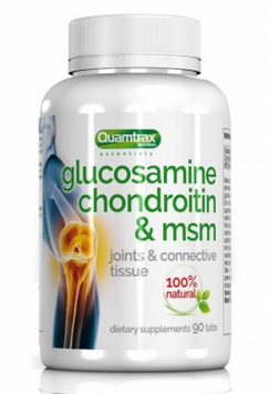 Quamtrax Glucosamine Condroitin MSM 90 Tablets 720822 фото