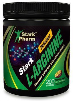 Stark Pharm Stark L-Arginine L-Аргінін зі смаком маракуї 200 г 824565 фото
