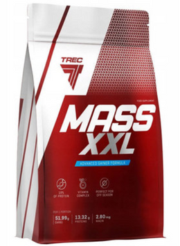 Гейнер Trec Nutrition MASS XXL 4800 g/68 servings/chocolate 1085086 фото