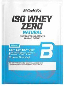 Протеин BioTechUSA Iso Whey Zero natural 25g / 1 serving/ Strawberry 990144 фото