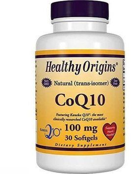 Healthy Origins CoQ10 Kaneka Q10 100 mg 30 Softgels Коензим Q10 534446 фото