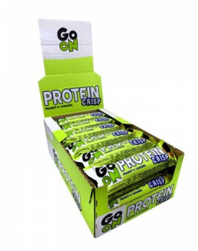 Вуглеводно-протеїнові батончики GoOn Crisp Bar 24x50g Peanut Caramel 1039319 фото
