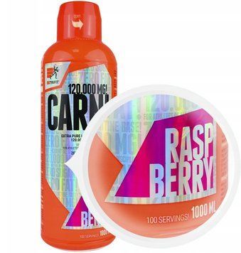 Жиросжигатель Extrifit Carni Liquid 120000 1000 ml /100 servings/ Raspberry 525863 фото