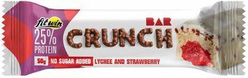FitWin Crunch Bar - 12x50g Lychee and Strawberry 1459700 фото