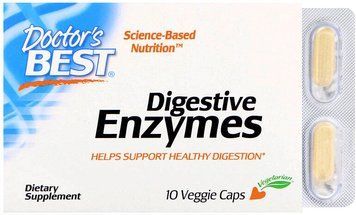 Doctor's Best, Digestive Enzymes, 10 Veggie Caps (DRB-00047S) 624103 фото