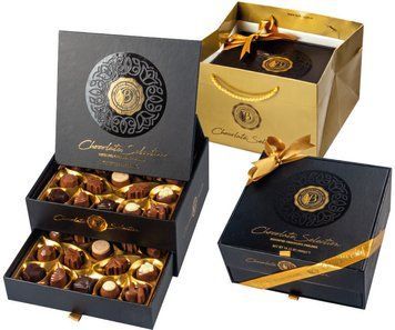 Цукерки Bolci Chocolate Selection Assorted Chocolate Pralines Black Box 460 г (8697437854935) 1218526 фото