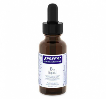 Pure Encapsulations B12 liquid тисячу mcg B12 метилкобаламін 30 мл 774177 фото