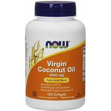 NOW Foods Coconut Oil 1000 mg 120 caps 417123 фото