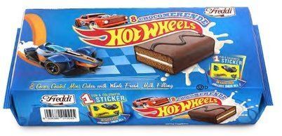 Бисквит Freddi Hot Wheels какао+молоко 8x30 г (8005380010726) 1222726 фото
