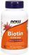 Now Foods Biotin 5000 mcg 120 капсул Биотин 418106 фото 1