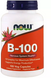 Now Foods B-100, 100 Veg Capsules (NF0436) 685587 фото 1
