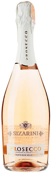 Ігристе вино Sizarini Prosecco Rose DOC Millesimato Extra 11% 0.75 л (8055349111902) 1345518 фото