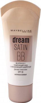 Maybelline New York Dream Satin BB Cream 8 in 1 №300 Натурально-бежевий Тональний крем для проблемної шкіри 30ml 870954 фото
