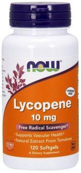 NOW Foods Lycopene 10 mg 120 gel caps 417164 фото