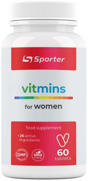 Sporter Vitmins for Women 60 tab / 60 servings 1030951 фото