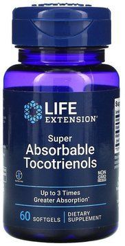 Life Extension Вітамін Е Super Absorbable Tocotrienols Супер абсорбовані токотрієноли 60 капсул 893726 фото