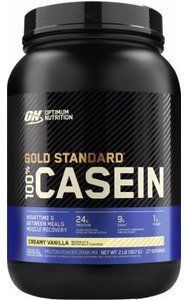 Протеин Optimum Nutrition 100% Casein Gold Standard 909 g / 27 servings / French Vanilla 442432 фото