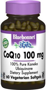 Bluebonnet Nutrition Co Q10, 100 mg, 60 Vegetarian Softgels (BLB0808) 659790 фото
