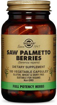 Solgar Saw Palmetto Berries 100 Vegetable Capsules 498717 фото