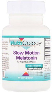 Nutricology Slow Motion Melatonin 60 Tabs Мелатонин медленно действующий 550159 фото