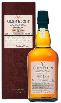 Виски Glen Elgin 12 YO, 0.7л 43%, в подарочной упаковке (BDA1WS-WSM075-009) 1173298 фото