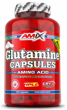 Амінокислота для спорту Amix L-Glutamine 800 mg 360 caps / 60 servings 1026499 фото