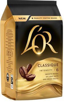 Кофе в зернах L'OR Crema Absolute Classic 200 г (8711000571712) 1355179 фото