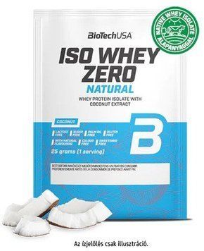 Протеин BioTechUSA Iso Whey Zero natural 25g / 1 serving/ Coconut 990145 фото