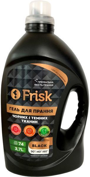 Засіб Frisk для прання темних речей Black 3.7 л (4820197121236) 1320845 фото