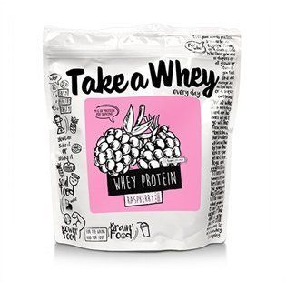Протеин Take-a-Whey Whey Protein 900 g /32 servings/ Raspberries 510479 фото