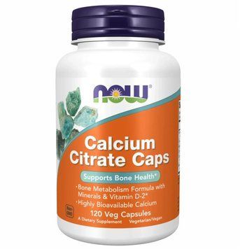 Now Foods Calcium Citrate - 120 vcaps 1469029 фото