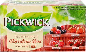 Чай Pickwick черный ассорти Лесные ягоды Вишня 20х1.5 г (8711000684047) 1356367 фото