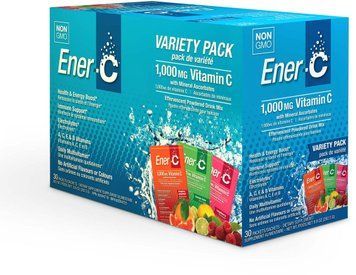 Ener-C Vitamin C 30 pacs Витаминный напиток для повышения иммунитета, ассорти 491907 фото