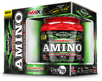 Амінокислота для спорту Amix MuscleCore&reg; Amino Tabs with CreaPep 250 tab / 50 servings 1059681 фото