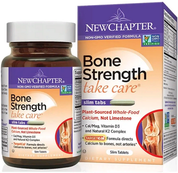 New Chapter Bone Strength Комплекс по уходу за костными тканями 30 таблеток 799138 фото