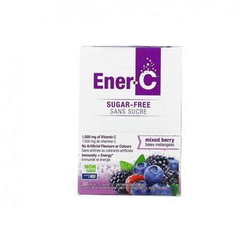 Ener-C Multivitamin Drink Mix Vitamin C Підвищення імунітету з вітаміном C 1000 мг Смак Ягід 30 пакетиків 1117665 фото