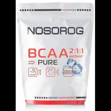 Амінокислота для спорту Nosorog BCAA 2:1:1 400 g / 72 servings / Pure 940657 фото