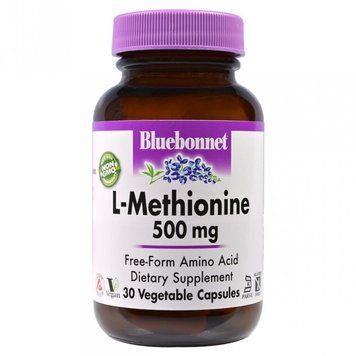 Bluebonnet Nutrition L-Methionine 500 mg 30 caps L-Метіонін 488778 фото