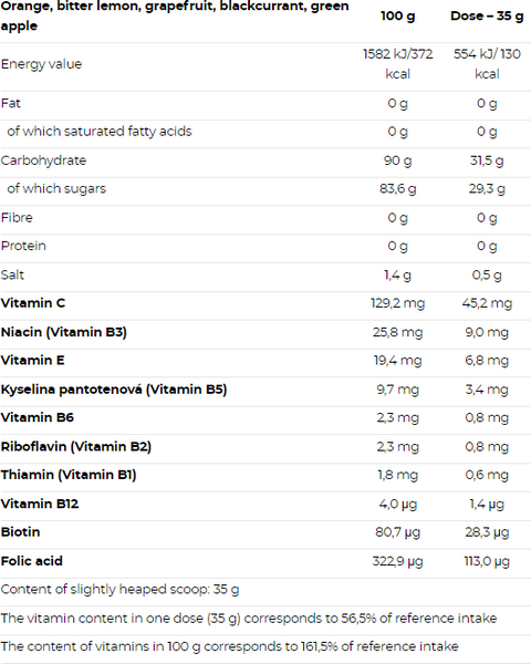 Изотоник Nutrend Isodrinx 1000 g / 28 servings / grapefruit 1101898 фото