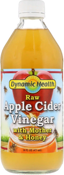 Dynamic Health Laboratories Apple Cider Vinegar With Mother And Honey Яблучний оцет з маткою і медом 473 мл 792008 фото