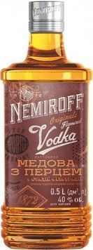 Настойка Nemiroff De Luxe медовая с перцем 0,5 (NMF4820181424978) 788880 фото
