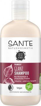 Sante Family Organic Birch Leaf & Plant Protein Shine Shampoo БІО-Шампунь рослинні протеїни та березове листя 250 ml 895627 фото
