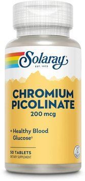 Solaray Chromium Picolinate 200mcg - 50 Tablets 1452805 фото