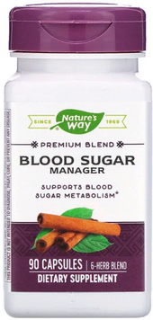 Nature's Way, Blood Sugar, 90 Veg. Capsules (NWY-79200) 606300 фото