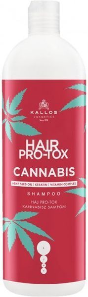 Kallos Pro-tox Cannabis Shampoo Шампунь для волосся з олією насіння конопель 1000л 924666 фото